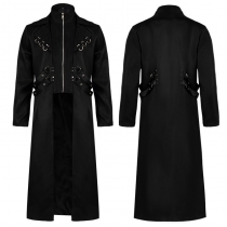 halloween hot sale medieval renaissance punk coat show suit retro gothic long dress coat