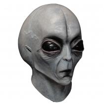 New Halloween alien mask latex headgear Halloween horror funny dress up props