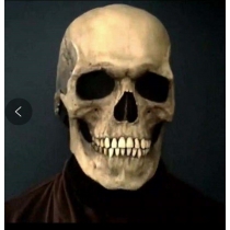 New Halloween mouth movable latex horror mask skull head cover full skull mask props