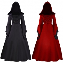 European and American large size Gothic dress Renaissance cos clothing Halloween dance cosplay costume spot