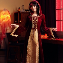 Halloween costume drama stage costumes retro European medieval clothes gothic luxury court dress