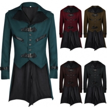 Gothic Victorian tailcoat steampunk VTG coat jacket Halloween cosplay costume