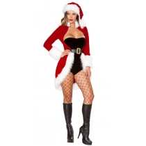 Red Christmas Girl Instant Snowfare Christmas Nightclub Hot Girl Performance DS Performance Server Christmas Services