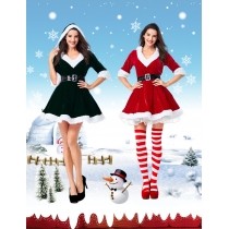 Christmas clothing traffic Christmas clothing adult female Christmas skirt sexy Christmas clothing