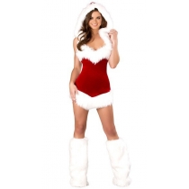 Christmas clothing red dress DS bars Christmas dressing short skirt sex game uniform temptation