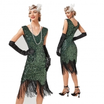 1920 retro sequined skirt Gatsby dance dress party dresses dance skirt nails toasted little dresses