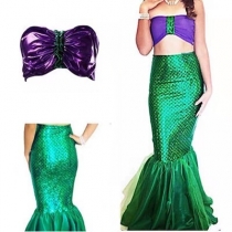 Halloween cosplay sexy mermaid princess mermaid dress dress skirt