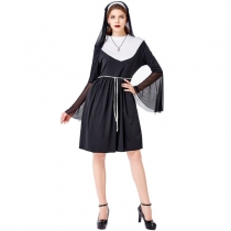 2022 new Halloween nun costumes game costumes night costumes party costumes witch uniforms