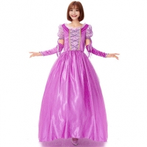 Fairy tale anime Rapunzel costume exported to Japan Halloween cosplay costume purple dress