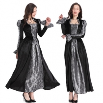 European retro court dress medieval poison queen witch Halloween cosplay temperament queen dress