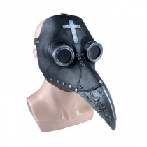 halloween plague beak mask punk steam european black plague doctor plague mask hot sale