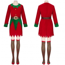 New Middle Ages Christmas Party Theme Christmas Clothing 2023 Christmas Skirt COS Stage Performance Service