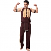 Men's Indian Halloween Clothing German Bavarian Beer Uniforms Alps