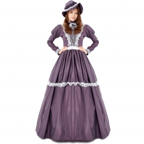 The new Halloween clothing maid service sexy maid costumes European and American beer festival long skirt princess service butler clothing