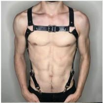 New harness type men's back strap belt rest clothing accessories