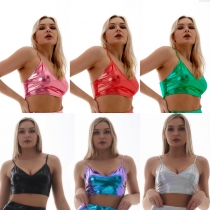 Activity dress up Suspender bra solid color wipe chest small vest female