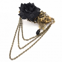 Cross brooch steampunk wind restoring ancient ways lolita. Gay | | gentleman skeleton chest hair hairpin rose