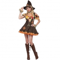 M-XL clown witch wizard, green wildlife scarecrow stage performance, Halloween clothing