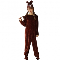 Halloween clothing animal clothes exported to European and American adult brown bear clothing table performance clothes cosplay