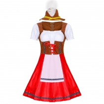 Cowgirl Oktoberfest costume cosplay beer costume Germany Munich festival stage performance costume