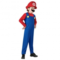 cosplay halloween masquerade costume kids super mario mario costume