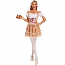 Oktoberfest costume European and American maid cosplay costume role-playing suspender skirt