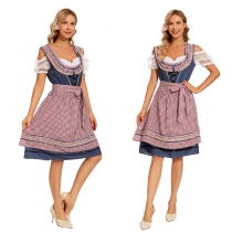 2023 New German Munich Beer Dress Beer Carnival Bar Girl Dress Maid Costume