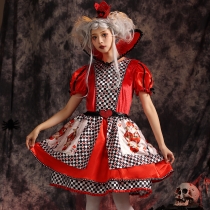 Halloween Costume Red Heart Queen Queen Queen Alice of Alice in Wonderland Taoxin Queen Puff Skirt