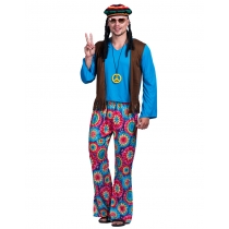 Halloween New trend men's costumes Hippy peace lovers cosplay Halloween costumes