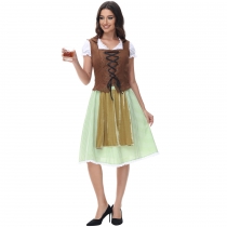 M-XL German sexy beer festival dress 2024 bar plays COS party female beer uniform stage clothes