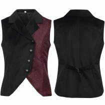 The new men's clothes medieval clothing retro men's glove vest Halloween clothing