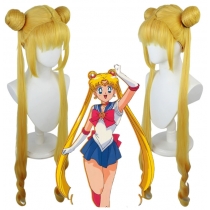 Sailor Moon Sailor Moon Cosplay Wig Tsukino Usagi Fake Hair High Temperature Silk Moon Princess Hair Wig