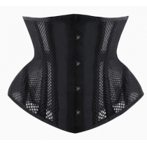 4-button mesh summer waist trainer, hourglass shape, corset, outerwear, breathable waist trainer belt, women's shapewear