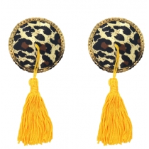 Sexy handmade self-adhesive Christmas fabric breast stickers