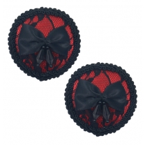 Red blood droplet flower lingerie accessories, nipple covers, lace stickers, bows, Valentine's Day sequins