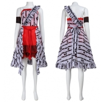 Alice in Wonderland cosplay costume, Alice role-playing cosplay dress, Halloween.