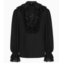 2025 New Vampire Renaissance Victorian Steampunk Ruffles