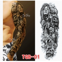 Full arm tattoo stickers waterproof flower arm ordinary arm tattoo stickers European and American full arm tattoo