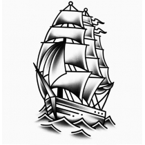 Pirate Ship Tattoo