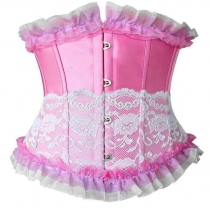 Pleated ruffled lace boutique corset waist clip