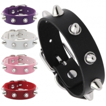 European and American street style punk rivet bracelet nightclub fashion couple jewelry exquisite single row bracelet bracelet jewelry