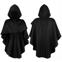 European and American medieval death hat long cloak Halloween priest monk cloak anime character performance clothing