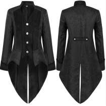 Mens Steampunk Tailcoat Jacket Gothic Victorian Frock Coat Clothing