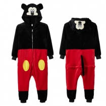 Cartoon animal one-piece pajamas act out party home clothes