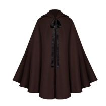New medieval death cos half-length cloak Halloween stage performance costume cosplay Short cape
