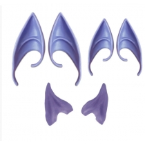 Halloween elf makeup ears props Avatar elf ears goblin monster luminous latex fake ears（opp packaging）