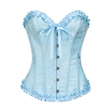 New multi-color lace gathered chest support corset palace corset tummy shaping garment