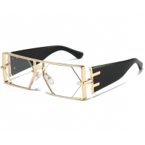 2025 new personality hollow sunglasses European and American hip-hop Internet celebrity ins fashion sunglasses