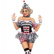 Halloween clown COS costume