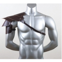 Retro medieval plush leather patchwork wristbands for men and women, punk arm guards, cosplay stage costumes